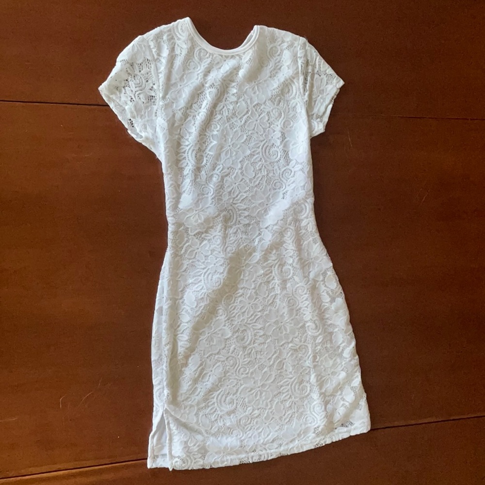 Lucy in the Sky White lace dress